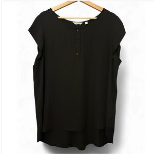 REITMANS Black Relaxed short sleeve Blouse XXL 2X